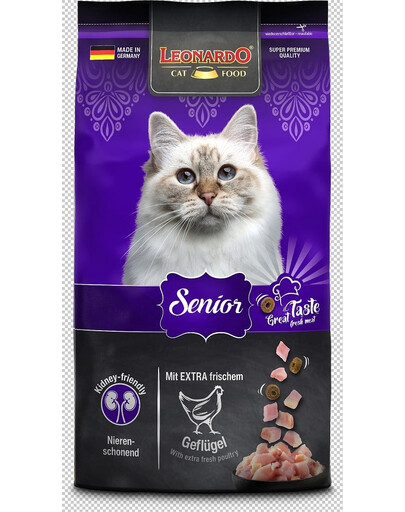 LEONARDO Senior Trockenfutter für ältere Katzen 1,8 kg