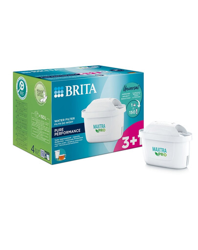 BRITA MAXTRA PRO Pure Performance 3+1 Wasserfilter (4 Stück)