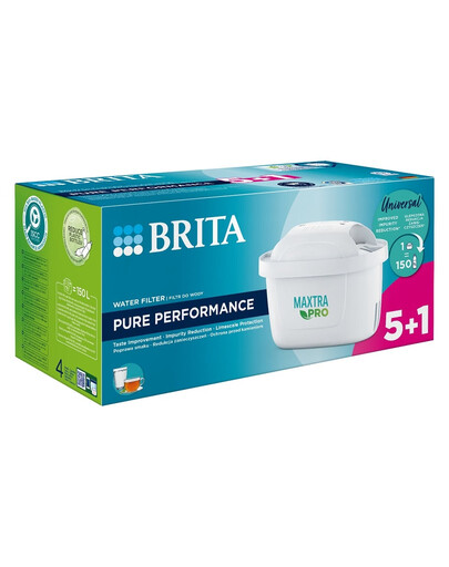 BRITA MAXTRA PRO Pure Performance 5+1 Wasserfilter (6 Stück)