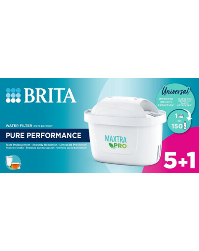 BRITA MAXTRA PRO Pure Performance 5+1 Wasserfilter (6 Stück)