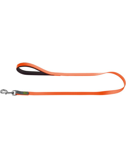 HUNTER Führleine Convenience 1,5cm/1,2m orange neon