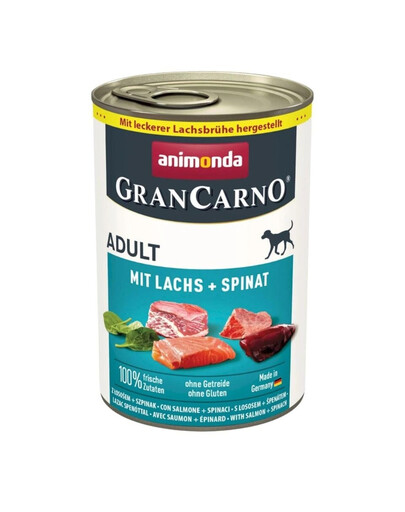 ANIMONDA GranCarno Adult Lachs und Spinat 400g
