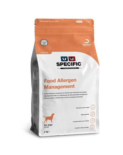 SPECIFIC Dog CDD-HY Food Allergen Management 2 kg