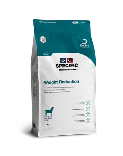 SPECIFIC Dog CRD-1 Weight Reduction: Hundefutter für erwachsene Hunde mit Übergewicht 12 kg