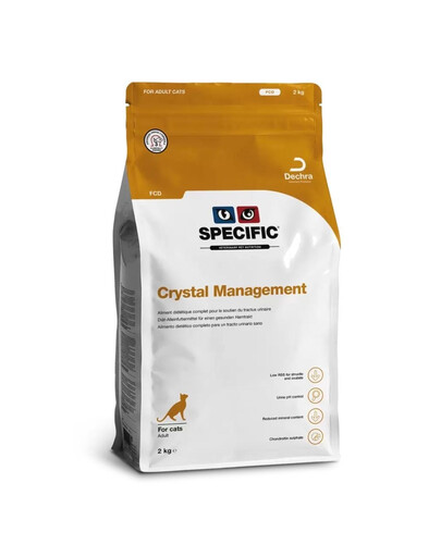 SPECIFIC Cat FCD Crystal Management: Anti-Struvit-Futter für Katzen 2 kg
