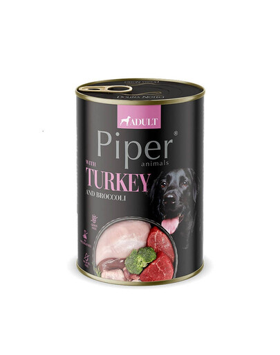DOLINA NOTECI PIPER Nassfutter mit Pute und Brokkoli für Hunde 400g