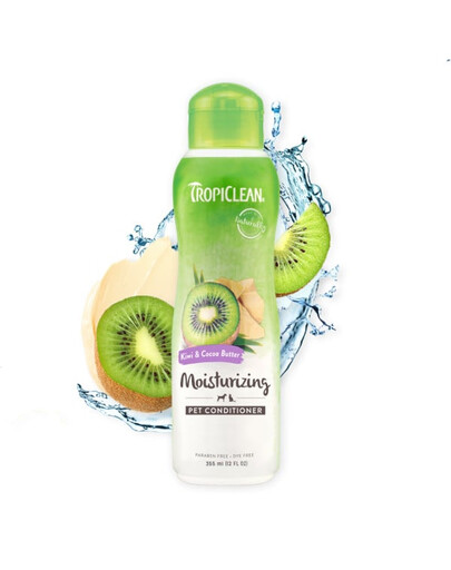 TROPICLEAN Kiwi Cocoa Butter Moisturizing Conditioner 355ml