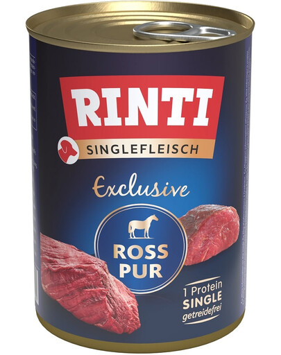 RINTI Singlefleisch Exclusive Horse Pure Monoprotein-Pferdefleisch 400 g