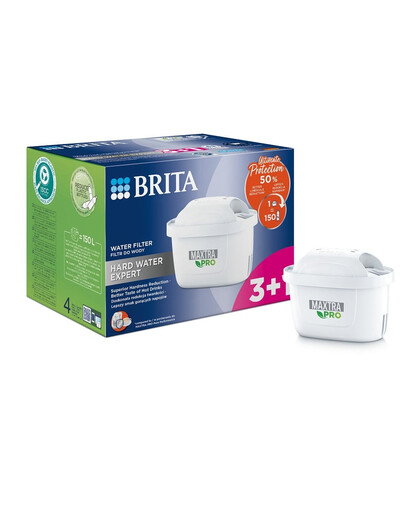 BRITA MAXTRA PRO Hard Water Expert 3+1 Wasserfilter (4 Stück)