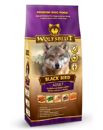WOLFSBLUT Country Chicken Adult Hundetrockenfutter mit Huhn und Süßkartoffeln 12,5 kg