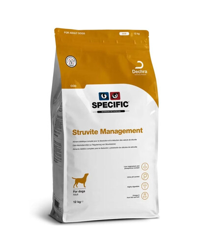 SPECIFIC Dog CCD Struvite Management: Anti-Struvit-Futter für Hunde 12 kg