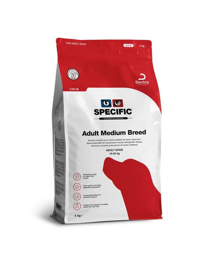 SPECIFIC Dog CXD-M Adult Medium Breed: Hundefutter für mittlere Rassen 4 kg