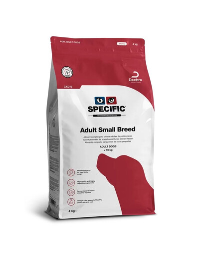 SPECIFIC Dog CXD-S Adult Small Breed: Hundefutter für kleine Rassen 4 kg