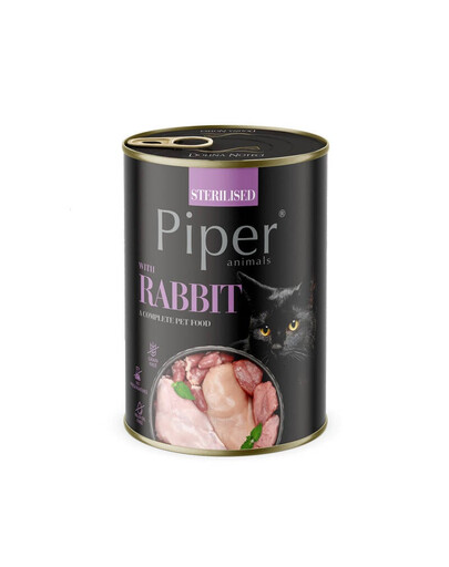 PIPER Sterilised mit Kaninchen 400g für sterilisierte Katzen