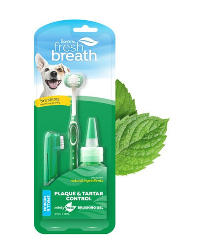 TROPICLEAN Fresh Breath Oral Care Small Dog Kit 59ml