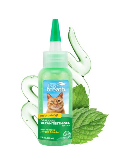 TROPICLEAN Fresh Breath Clean Teeth Oral Care Gel Cat 59ml