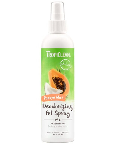 TROPICLEAN Papaya Mist Deodorizing Spray 236ml