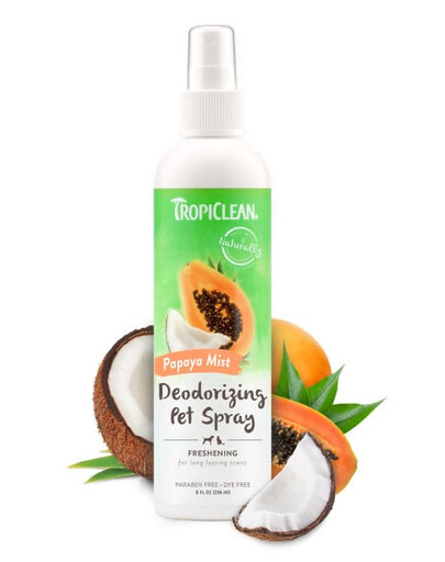 TROPICLEAN Papaya Mist Deodorizing Spray 236ml