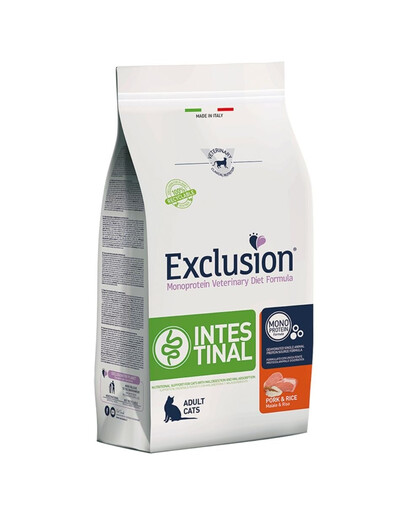 EXCLUSION Intestinal adult cats Schweinefleisch Katzenfutter 1,5 kg