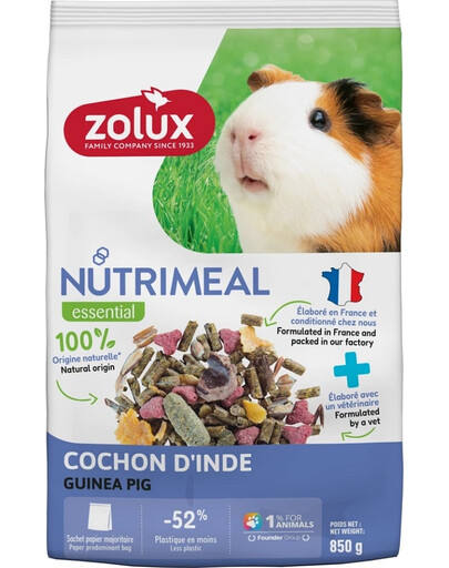 ZOLUX NUTRIMEAL 4 Meerschweinchen-Futtermischung 850 g