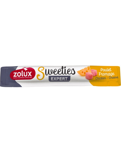 ZOLUX Sweeties cremiger Snack mit Huhn und Käse für Hunde 14 g