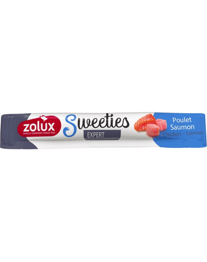 ZOLUX SWEETIES Creme Hundeleckerli mit Lachs und Huhn 14 g