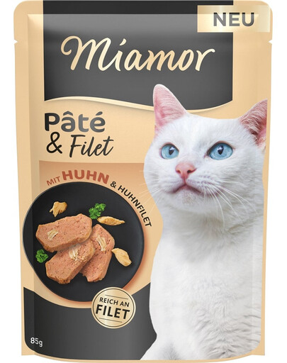 MIAMOR Pate and Filet with Chicken 85 g
