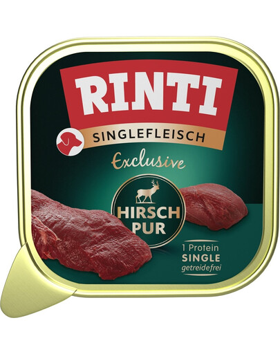 RINTI Singlefleisch Exclusive Venison Pure monobiałkowa karma z dziczyzną 150 g