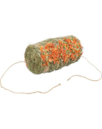 2x250 g TRIXIE Heuballen mit Erbsen und Karotten für Kaninchen und Nagetiere