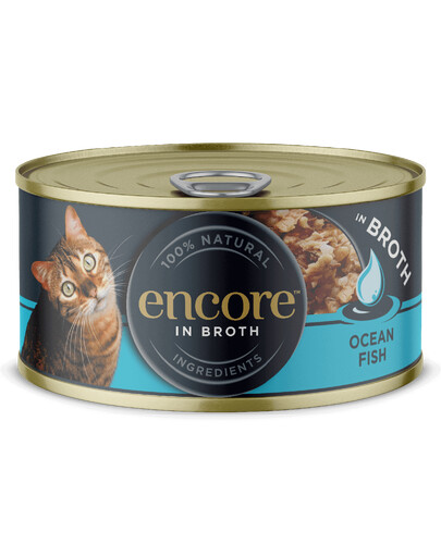 ENCORE Cat Multipak Fisch in Brühe für Katzen 32x70g