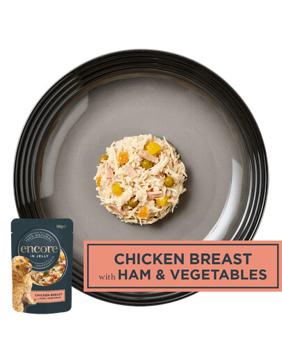 ENCORE Dog Multipak gemischte Geschmacksrichtungen mit Huhn in Gelee für Hunde 20x100g