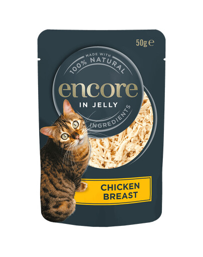 ENCORE Cat Multipak gemischte Geschmacksrichtungen mit Huhn in Gelee für Katzen 20x50g