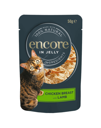 ENCORE Cat Multipak gemischte Geschmacksrichtungen mit Huhn in Gelee für Katzen 20x50g