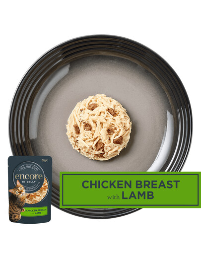 ENCORE Cat Multipak gemischte Geschmacksrichtungen mit Huhn in Gelee für Katzen 20x50g
