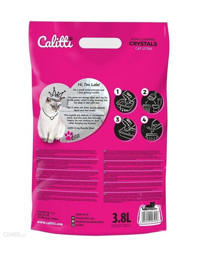 CALITTI Crystals Silikon Katzenstreu 3.8l