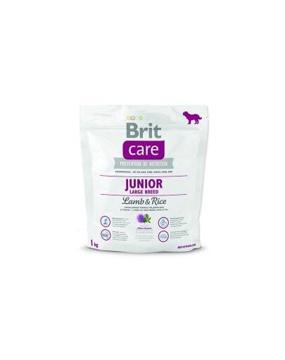 BRIT Care Dog Junior Large Breed Lamb&Rice 1kg