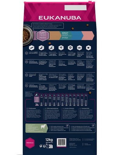EUKANUBA Grain Free L Puppy Lamm 12 kg für Welpen großer Rassen