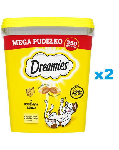 DREAMIES 2x350 g Katzensnacks mit Käse