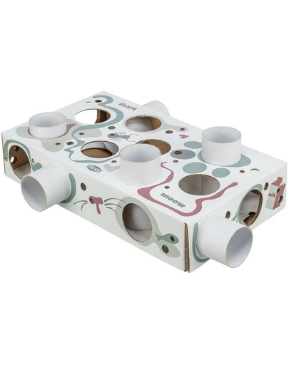 TRIXIE Cat Activity Paws'n'Treats Box pädagogisches Katzenspielzeug 35×7×20 cm