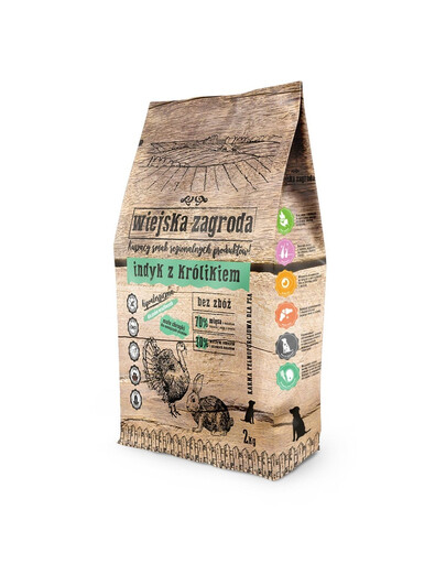 WIEJSKA ZAGRODA Truthahn mit Kaninchen 2 kg