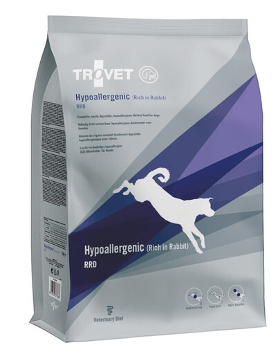 TROVET Hypoallergenic Rabbit RRD dla psów 3 kg