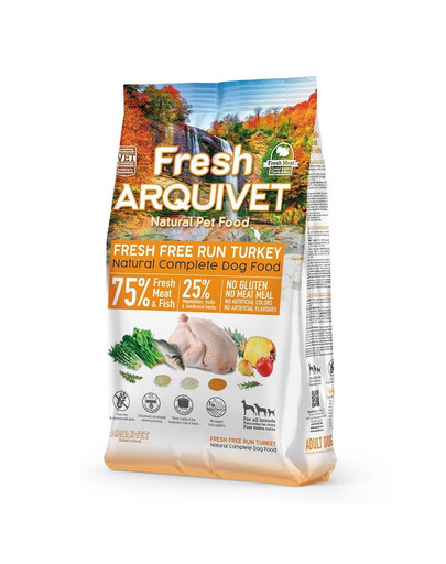 ARQUIVET Fresh Półwilgotna karma dla psa indyk i ryba oceaniczna 2,5 kg