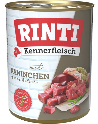 RINTI Kennerfleisch Rabbit Kaninchen 800 g