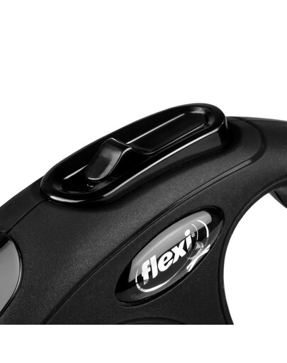 FLEXI New Classic XS Roll-Leine 3m Schwarz