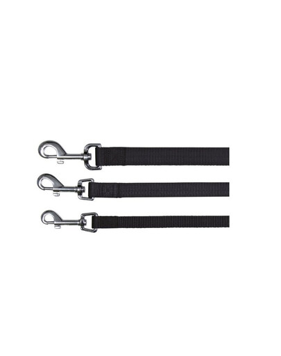 TRIXIE Classic Leine XS-S 1.2 m/15 mm schwarz