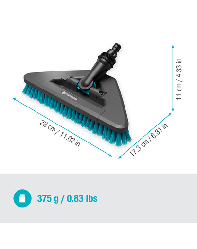 GARDENA Cleansystem Scheuerbürste Flex Hard
