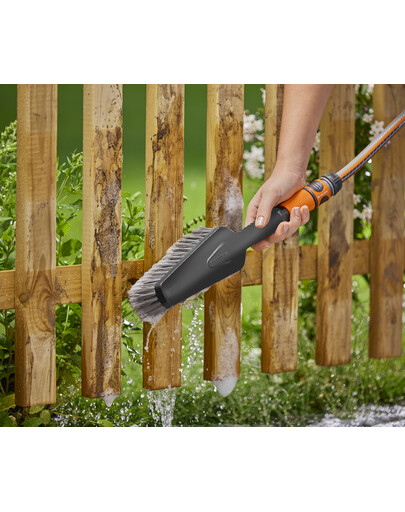 GARDENA Cleansystem Soft-Handbürste S mit Seifenkartuschen
