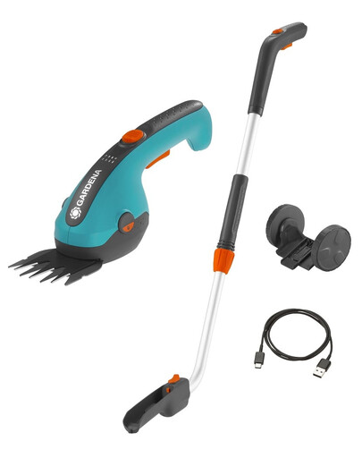 GARDENA Akku-Rasenkantenschneider ClassicCut Li mit Handgriff und Rädern