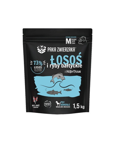 PAKA ZWIERZAKA Lachs & Ostsee Fischfutter 1.5kg