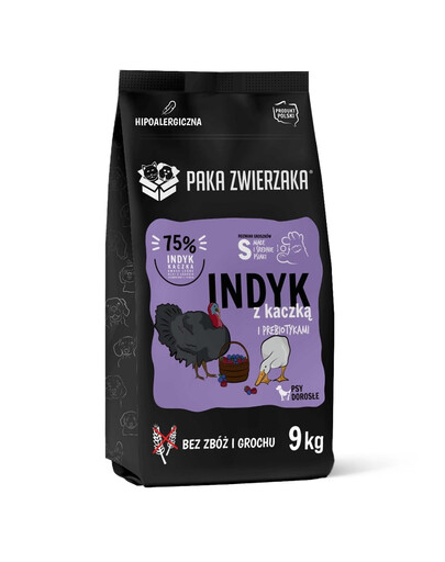 PAKA ZWIERZAKA Seventh Heaven Trockenfutter Pute und Ente Mini 9 kg